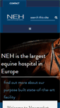 Mobile Screenshot of newmarketequinehospital.com